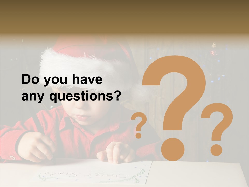 Looking Kid Bokeh PowerPoint Template