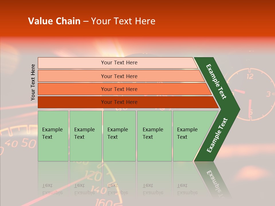 Garage Drive Road PowerPoint Template