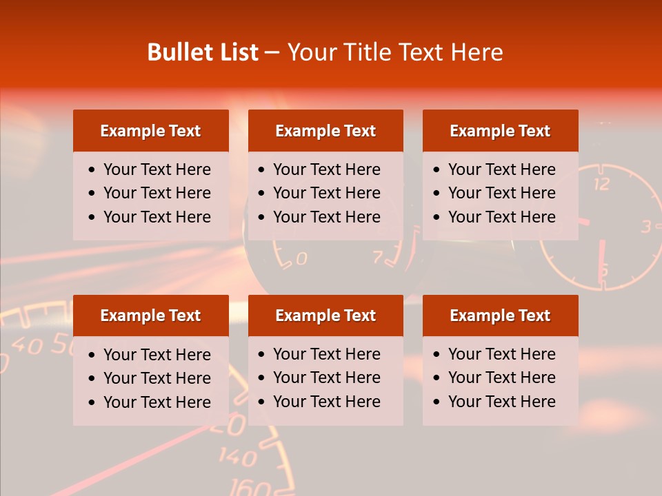 Garage Drive Road PowerPoint Template