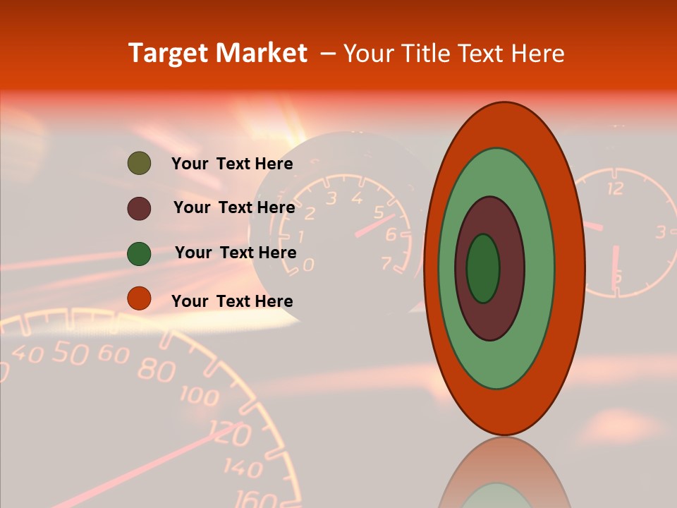 Garage Drive Road PowerPoint Template