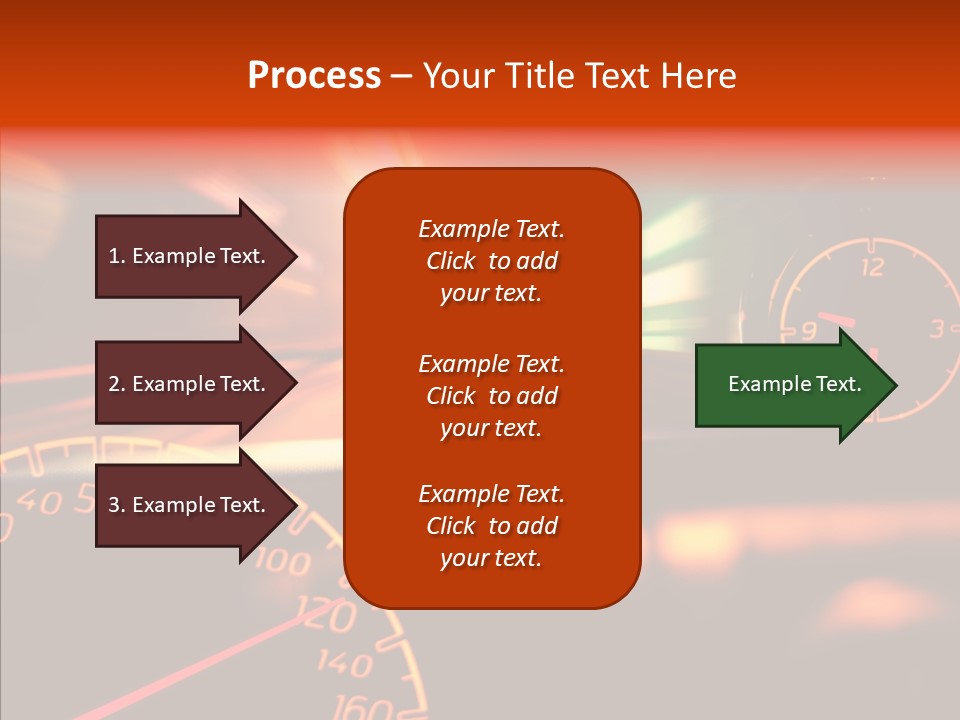 Garage Drive Road PowerPoint Template