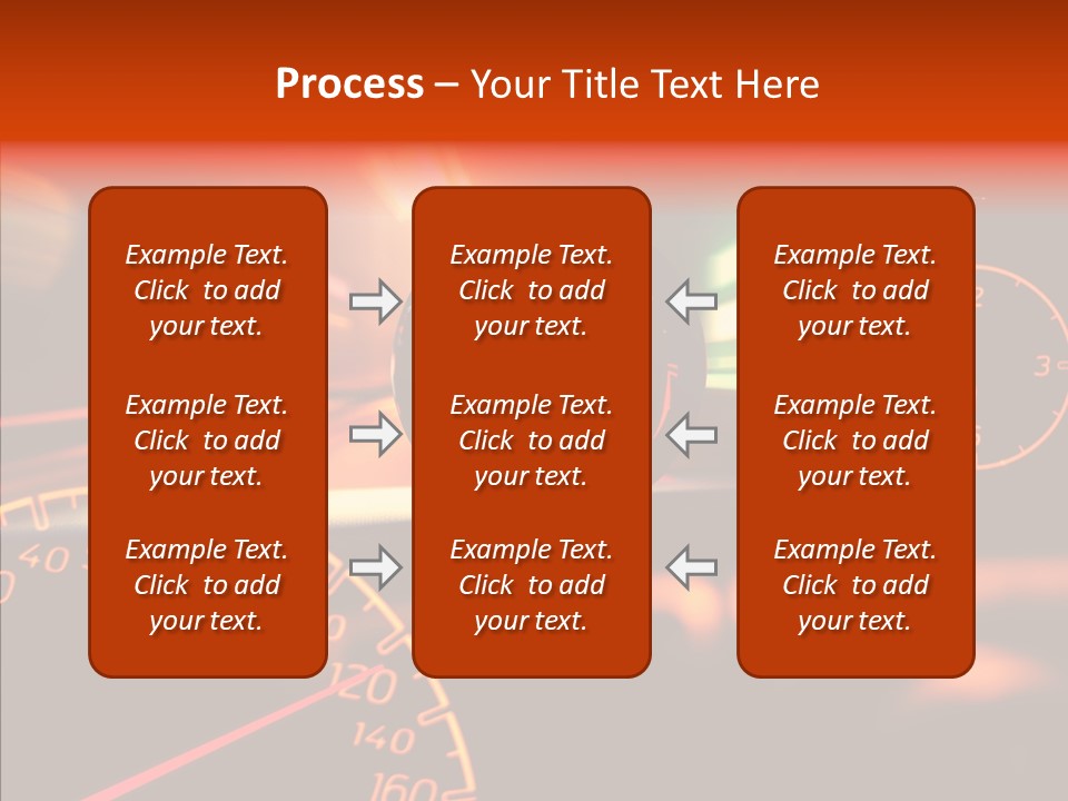 Garage Drive Road PowerPoint Template