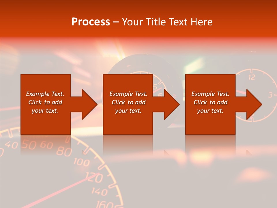 Garage Drive Road PowerPoint Template