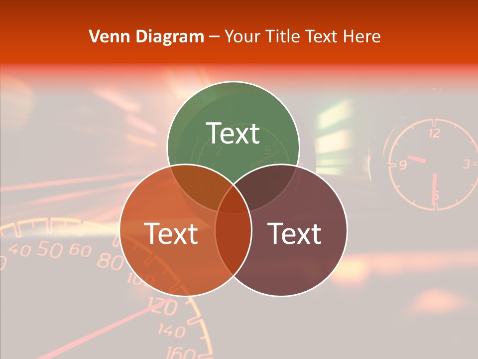 Garage Drive Road PowerPoint Template