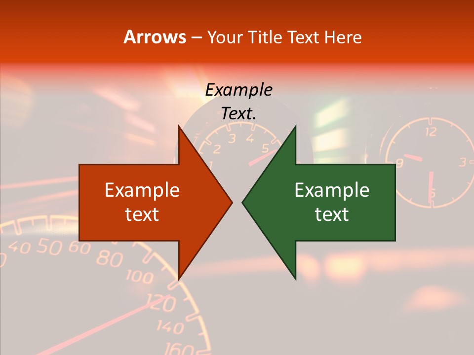 Garage Drive Road PowerPoint Template