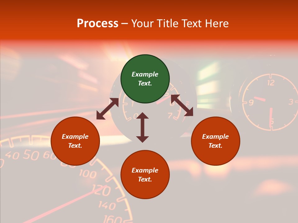 Garage Drive Road PowerPoint Template