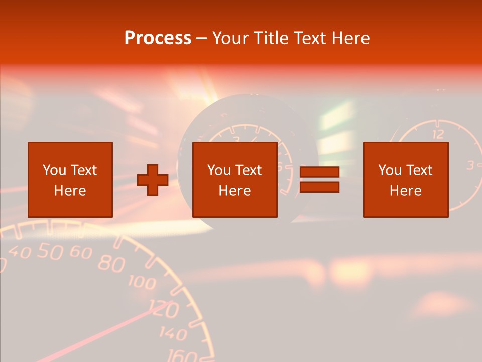 Garage Drive Road PowerPoint Template