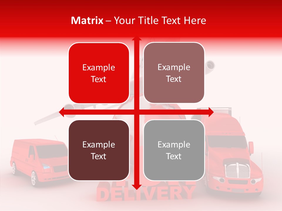 Truck Industry Planet PowerPoint Template