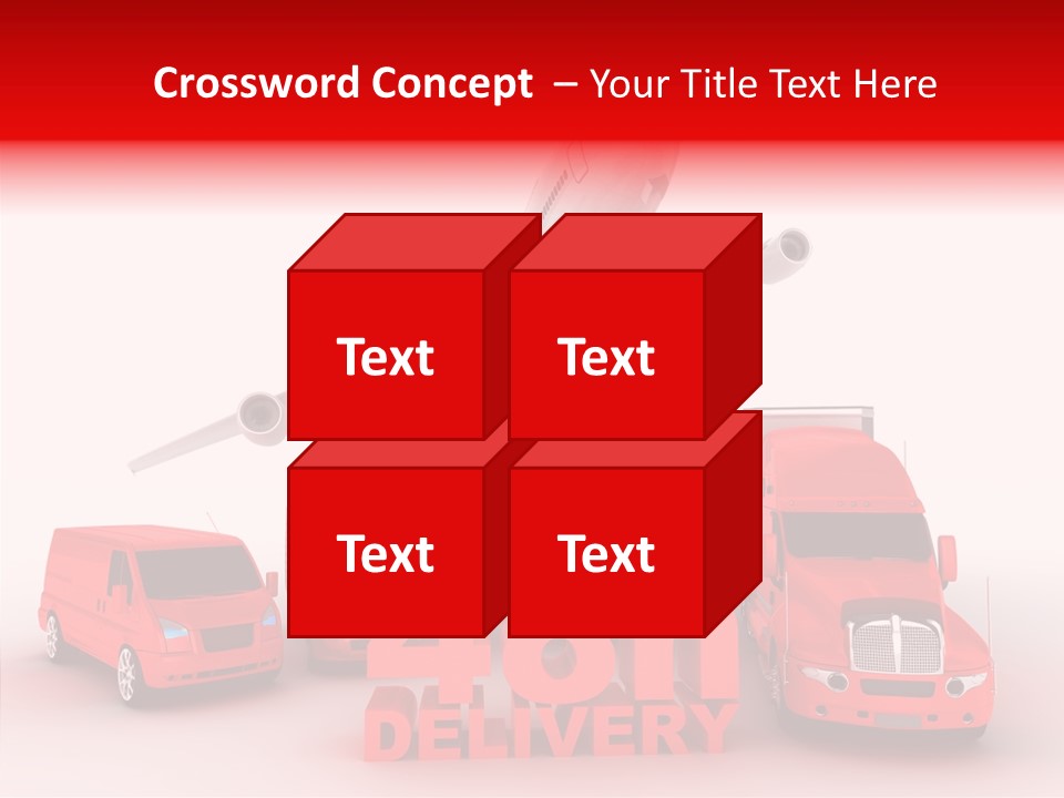 Truck Industry Planet PowerPoint Template