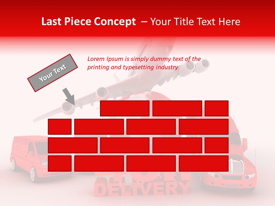 Truck Industry Planet PowerPoint Template