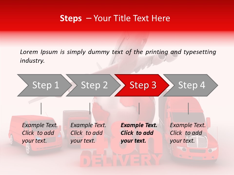 Truck Industry Planet PowerPoint Template