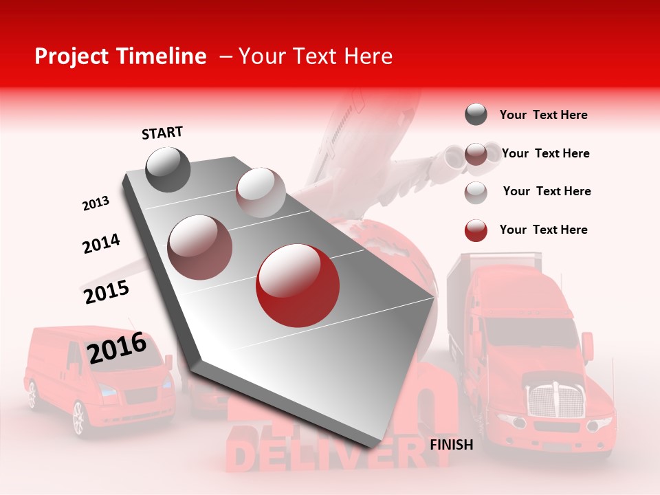Truck Industry Planet PowerPoint Template
