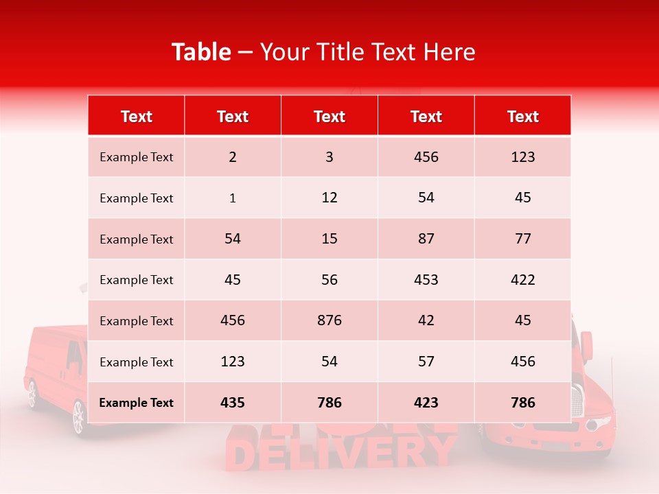 Truck Industry Planet PowerPoint Template