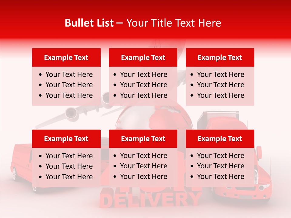Truck Industry Planet PowerPoint Template