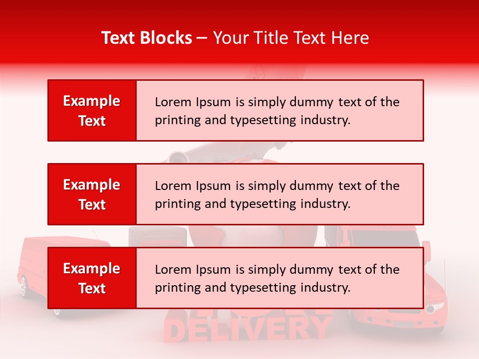 Truck Industry Planet PowerPoint Template