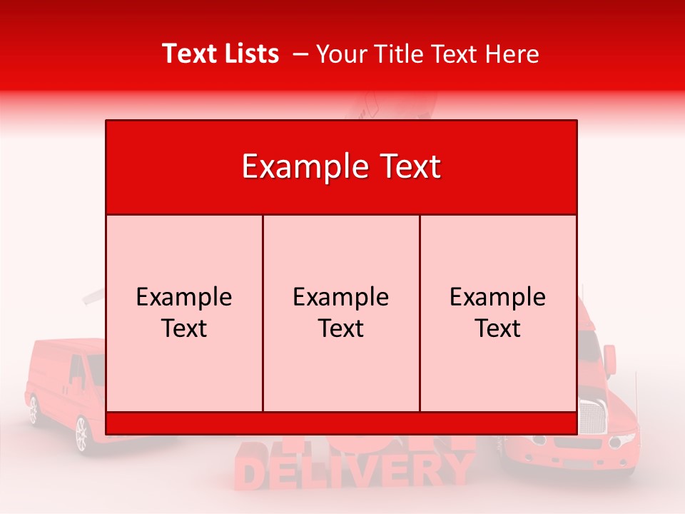Truck Industry Planet PowerPoint Template