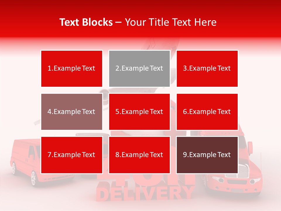 Truck Industry Planet PowerPoint Template