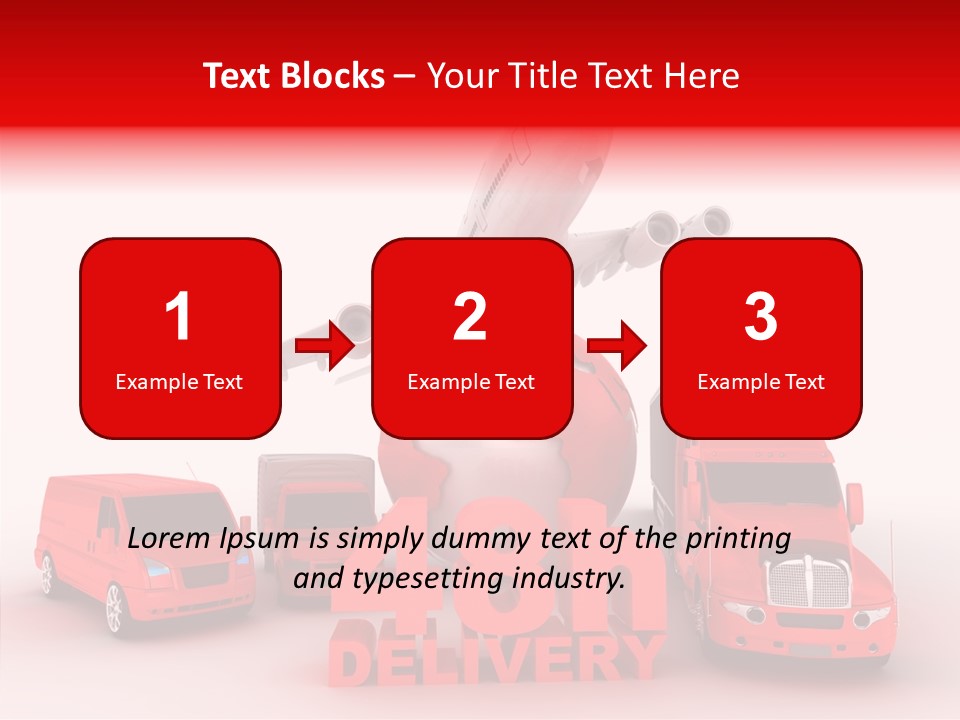 Truck Industry Planet PowerPoint Template