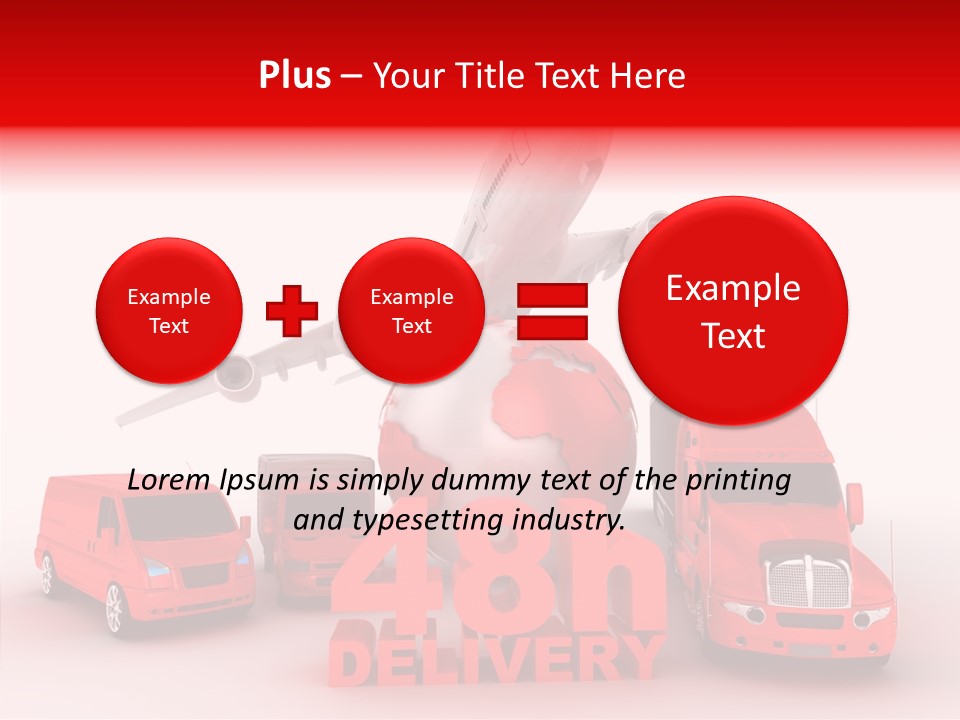 Truck Industry Planet PowerPoint Template