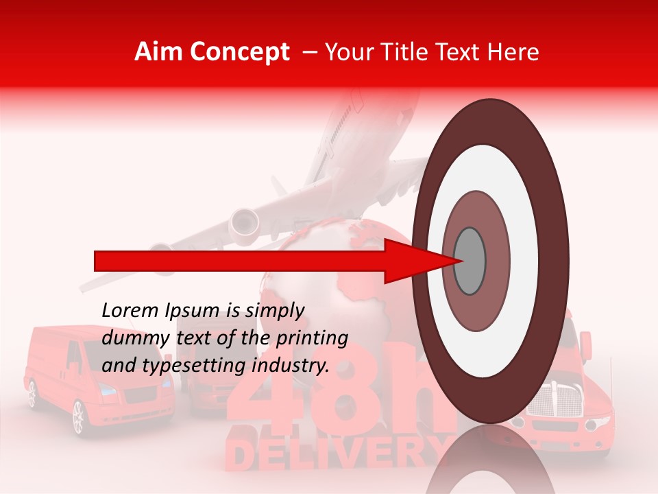 Truck Industry Planet PowerPoint Template