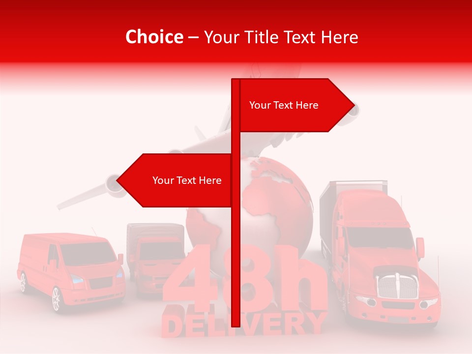 Truck Industry Planet PowerPoint Template