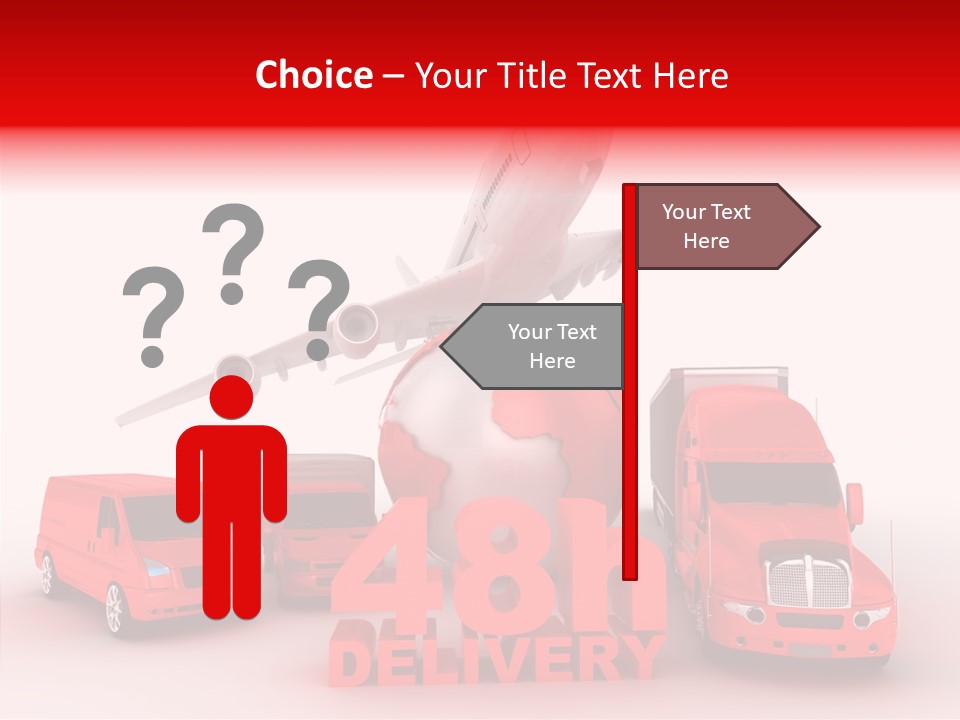 Truck Industry Planet PowerPoint Template