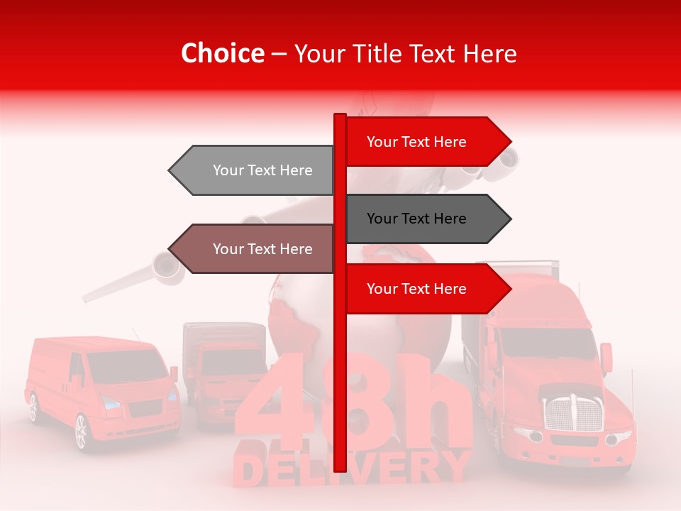 Truck Industry Planet PowerPoint Template