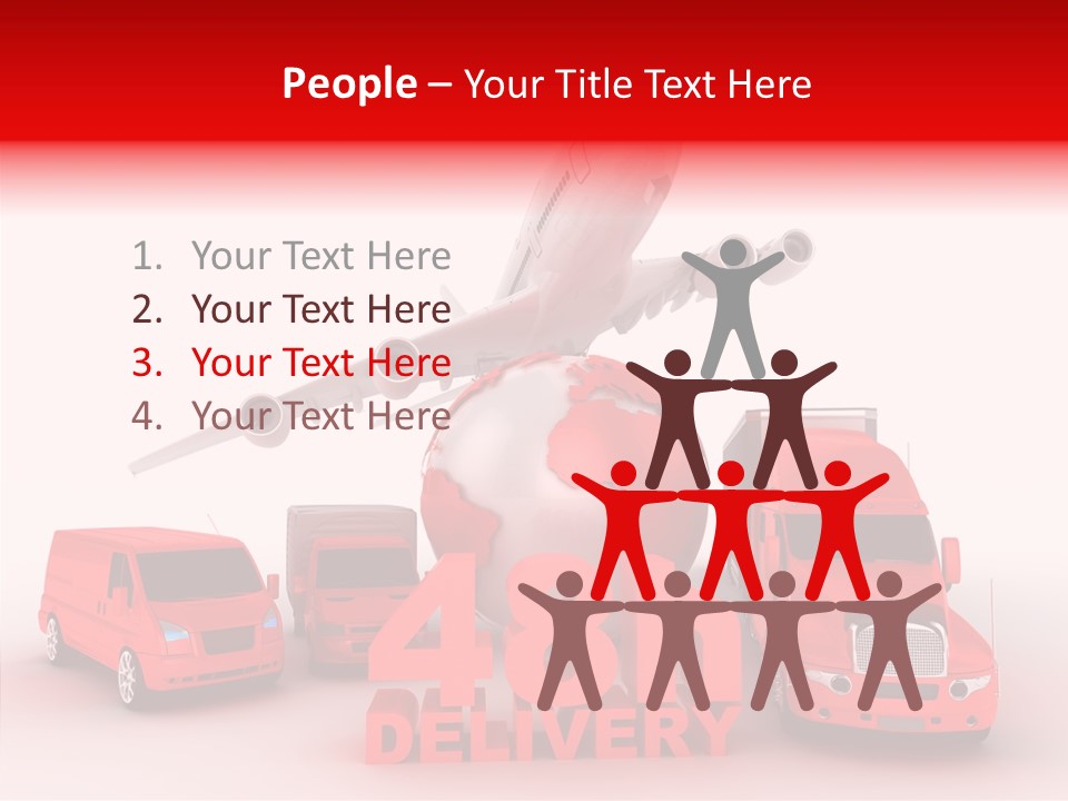 Truck Industry Planet PowerPoint Template