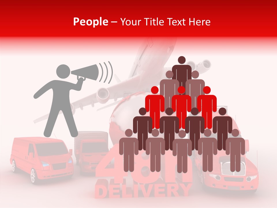 Truck Industry Planet PowerPoint Template