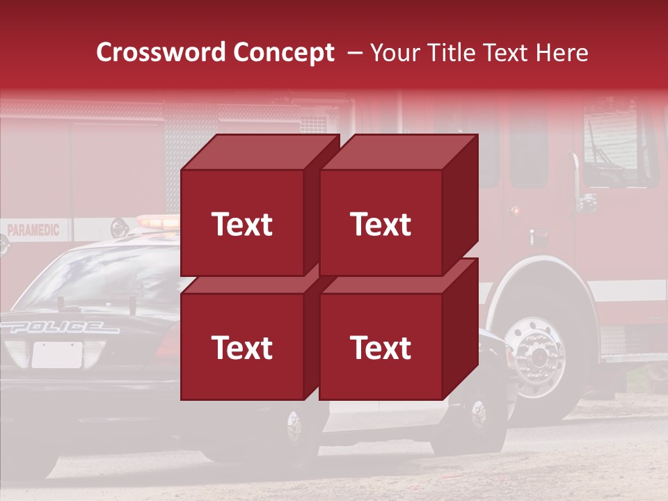 Patrol Firefighter Government PowerPoint Template