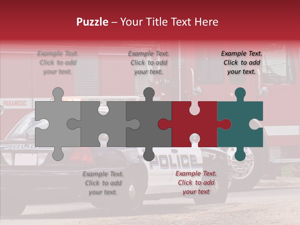 Patrol Firefighter Government PowerPoint Template