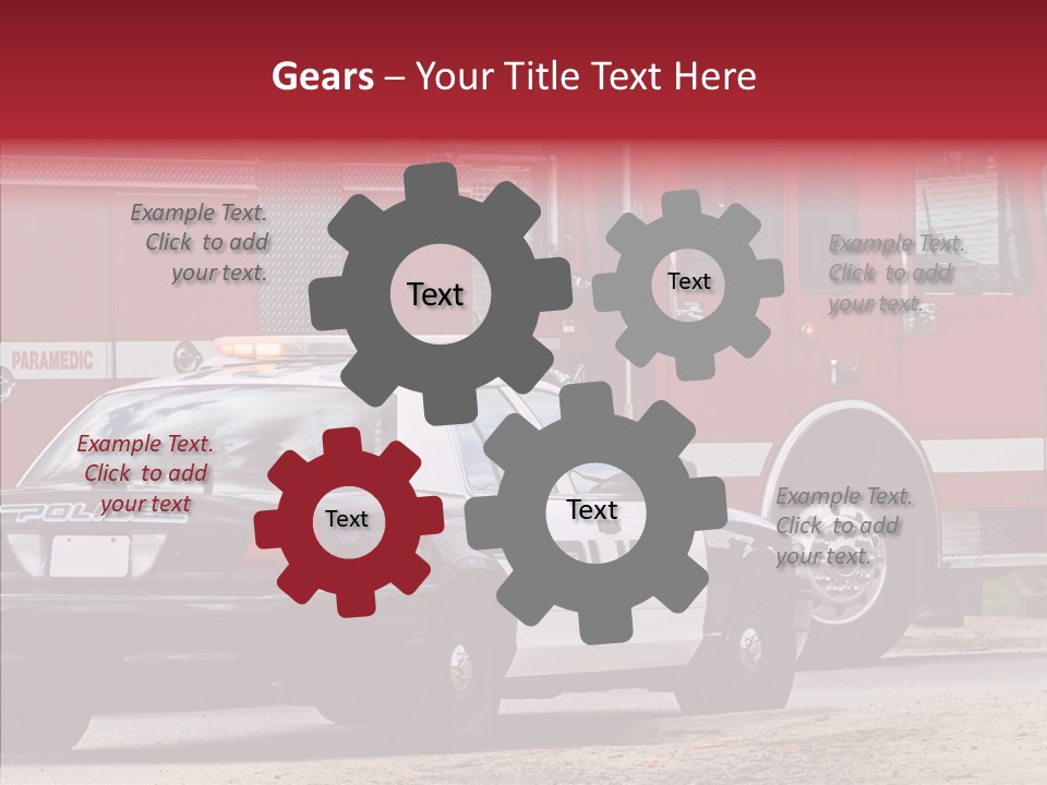 Patrol Firefighter Government PowerPoint Template