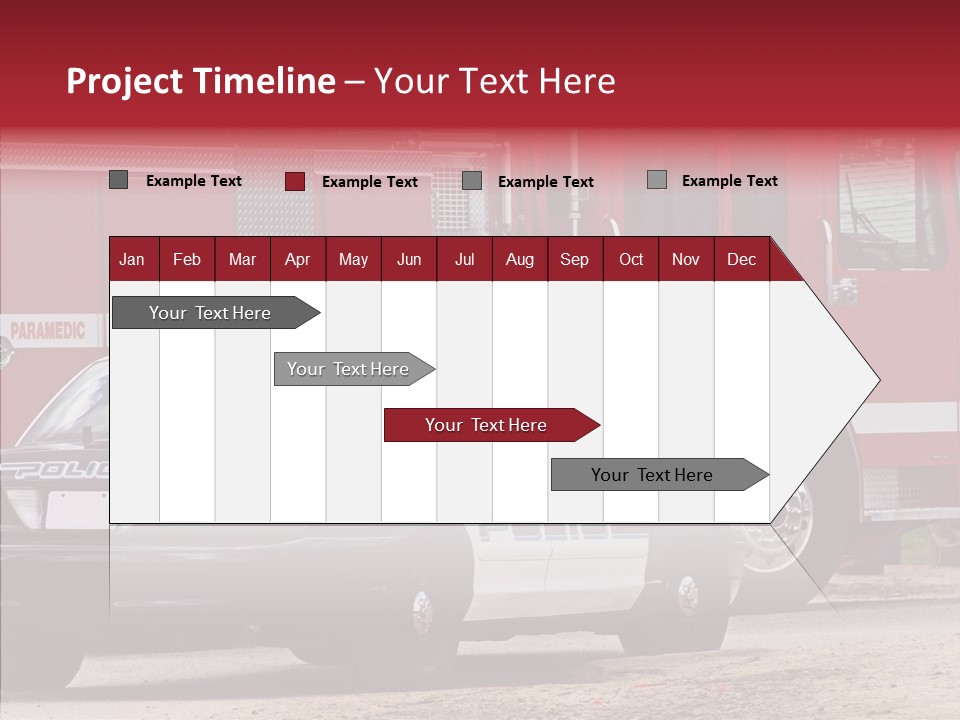 Patrol Firefighter Government PowerPoint Template