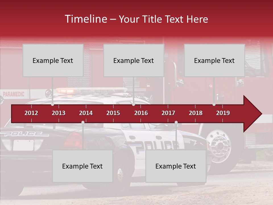 Patrol Firefighter Government PowerPoint Template