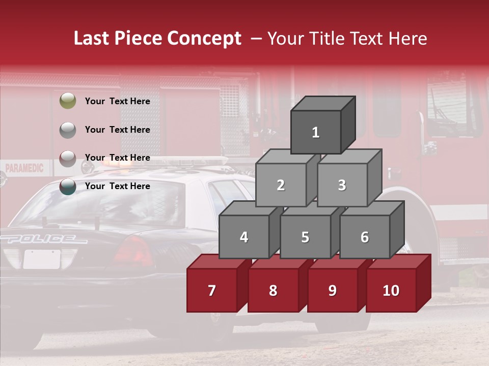 Patrol Firefighter Government PowerPoint Template