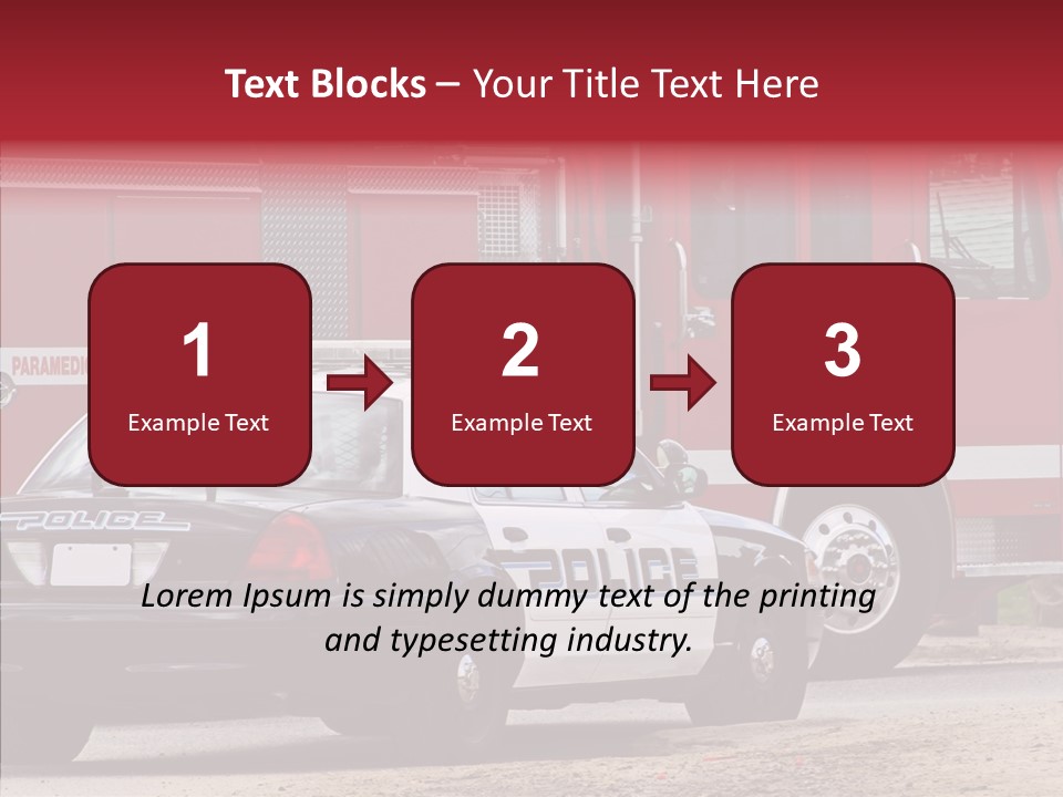 Patrol Firefighter Government PowerPoint Template
