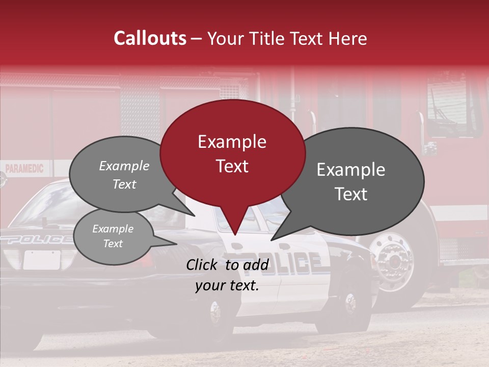 Patrol Firefighter Government PowerPoint Template