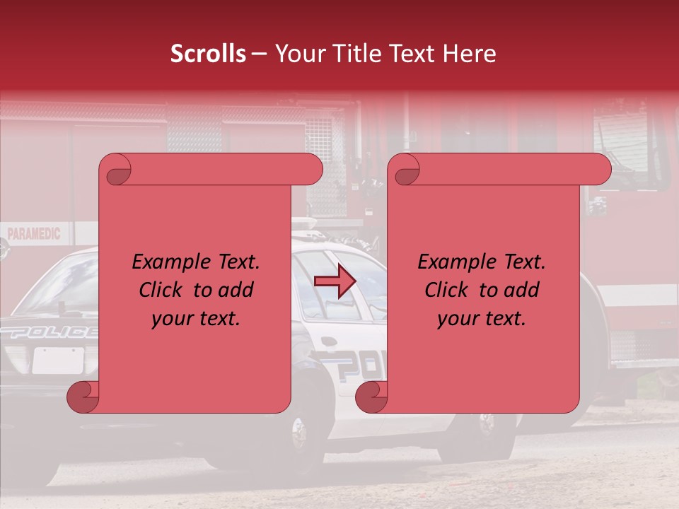Patrol Firefighter Government PowerPoint Template