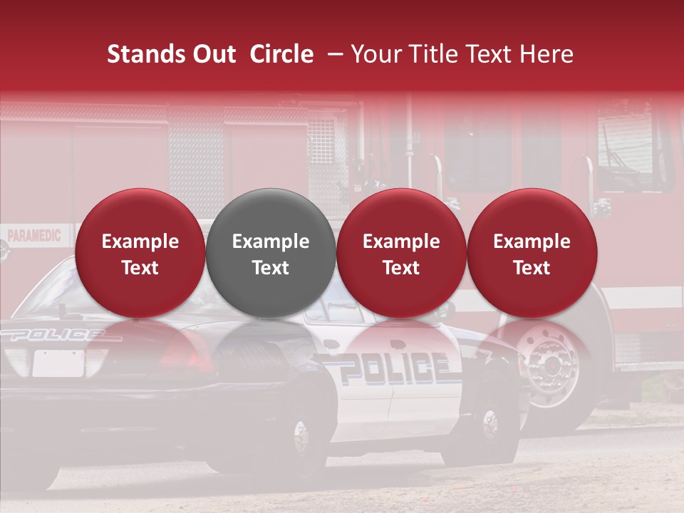 Patrol Firefighter Government PowerPoint Template