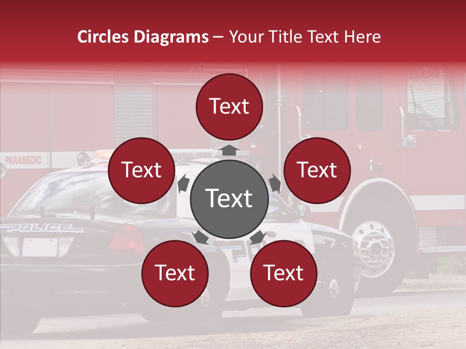 Patrol Firefighter Government PowerPoint Template