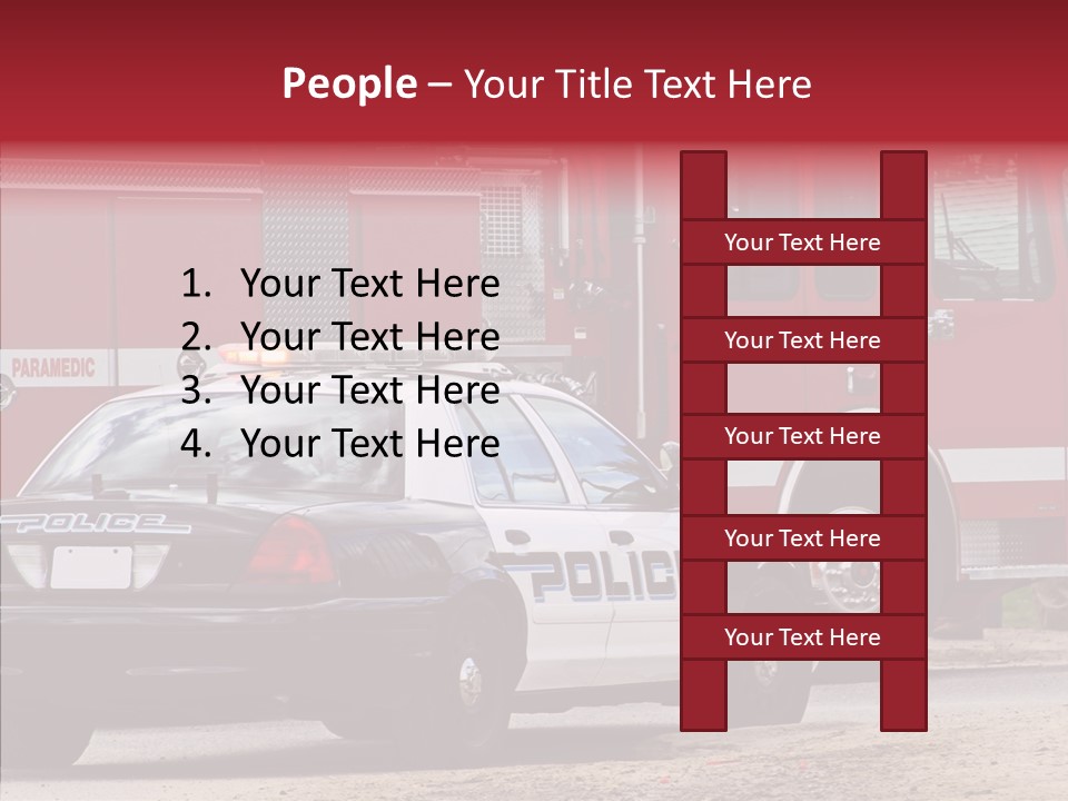 Patrol Firefighter Government PowerPoint Template