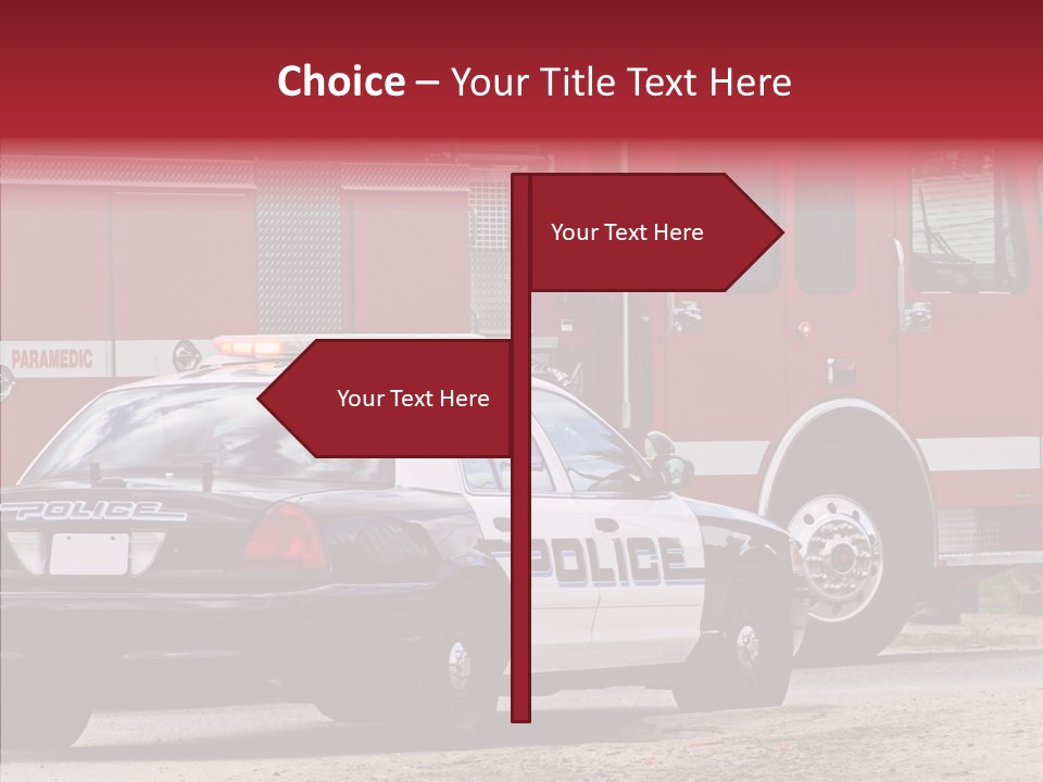 Patrol Firefighter Government PowerPoint Template