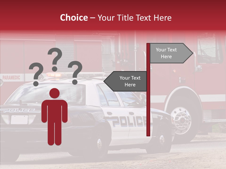 Patrol Firefighter Government PowerPoint Template