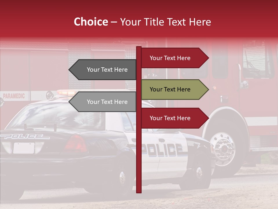Patrol Firefighter Government PowerPoint Template