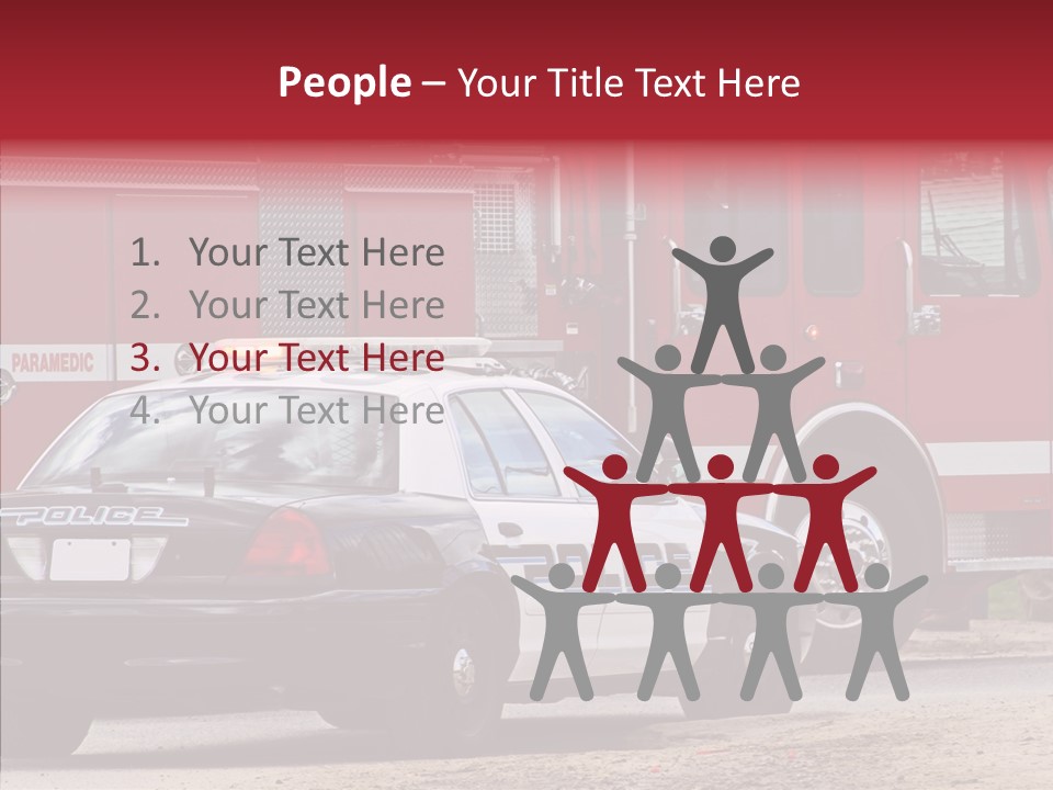 Patrol Firefighter Government PowerPoint Template