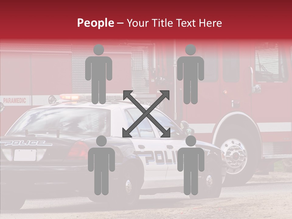 Patrol Firefighter Government PowerPoint Template