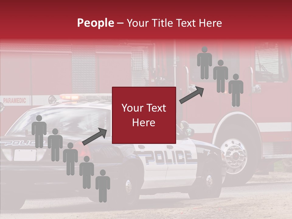 Patrol Firefighter Government PowerPoint Template