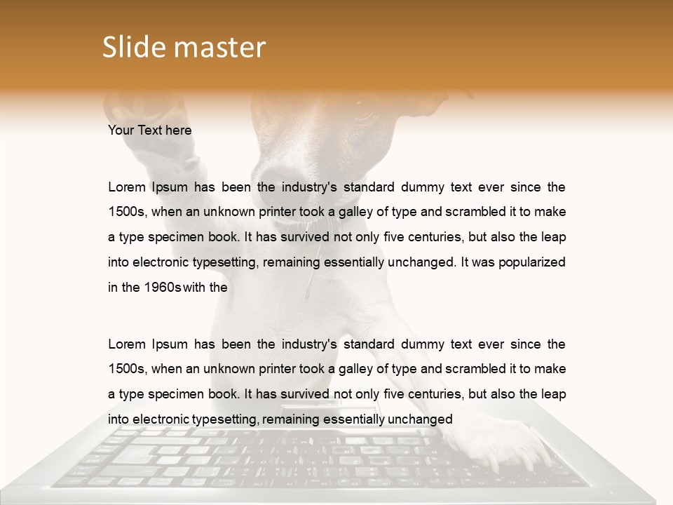 Card Water Journey PowerPoint Template