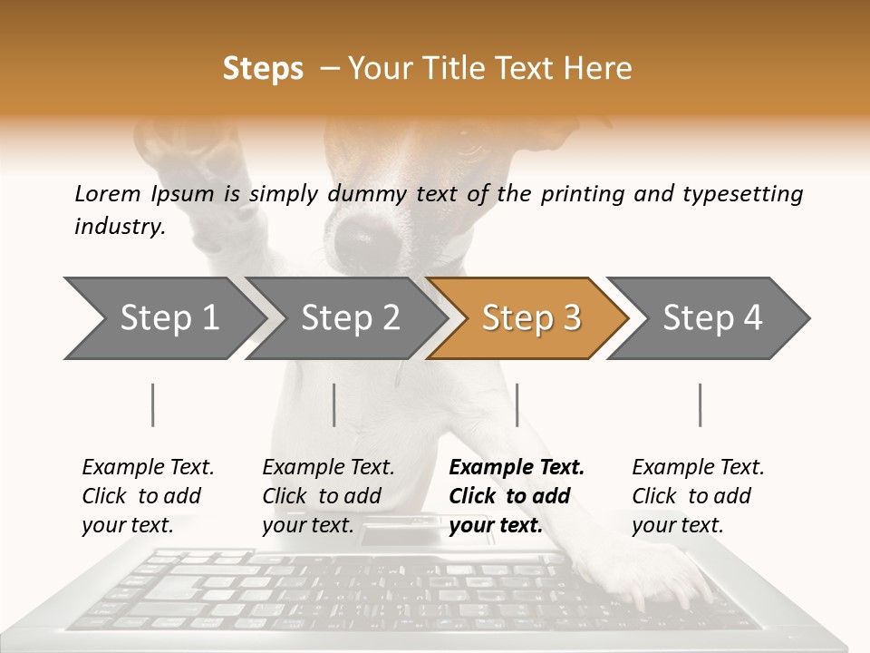 Card Water Journey PowerPoint Template