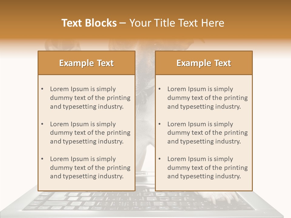 Card Water Journey PowerPoint Template